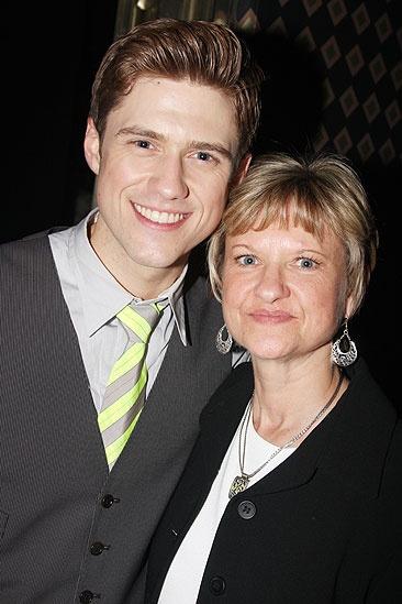 Next to Normal Opening Night – Aaron Tveit – mom Posey