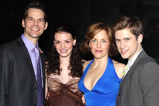 Next to Normal Opening Night – J. Robert Spencer - Jennifer Damiano - Alice Ripley – Aaron Tveit