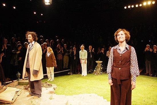 The Norman Conquests Opening Night – Amanda Root – Stephen Mangan – Jessica Hynes – Paul Ritter