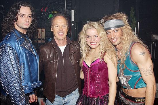 Random celebs at ROA – Constantine Maroulis – Michael Keaton – Amy Spanger – James Carpinello