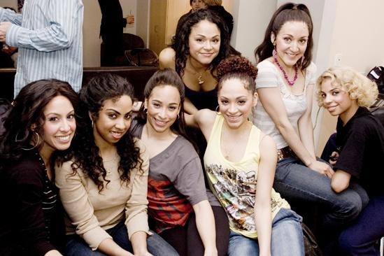West Side Story at Regis and Kelly - Kat Nejat - Mileyka Mateo - Yanira Marin - Karen Olivo - Tanairi Sade Vazquez - Jennifer Sanchez - Danielle Polanco