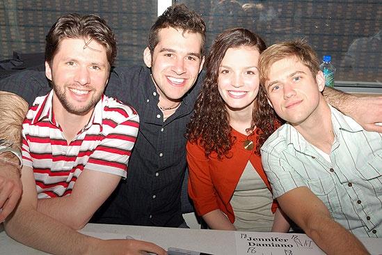 Next to Normal CD Signing – Louis Hobson – Adam Chanler-Berat – Jennifer Damiano – Aaron Tveit