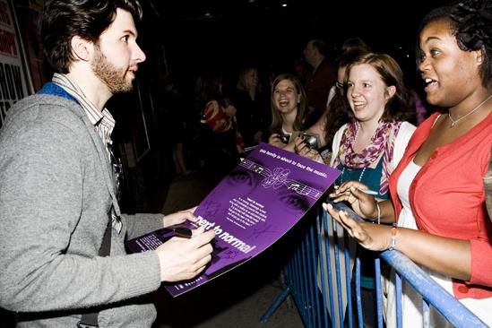 Next to Normal stage door – Louis Hobson