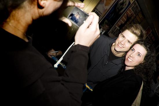 Next to Normal stage door – Aaron Tveit photo