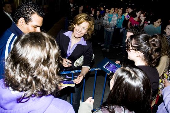 Next to Normal stage door – Ripley smiles