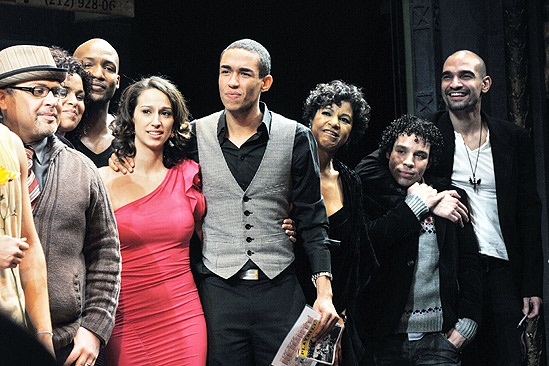 In the Heights Closing Night –Eliseo Roman- Jordin Sparks – Clifton Oliver – tktkt – Kyle Beltran – tktkt – Robin de Jesus – Javier Munoz