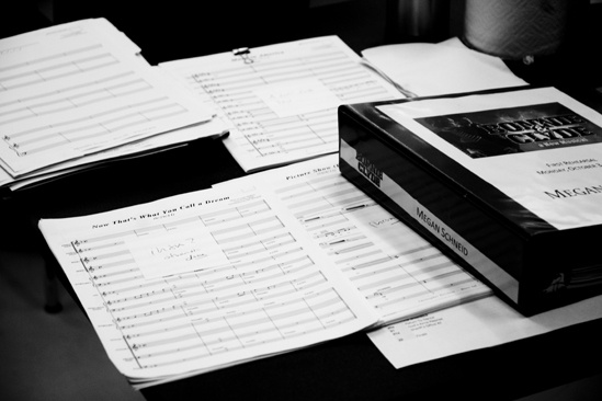 <i>Bonnie & Clyde</i> Rehearsal – score 