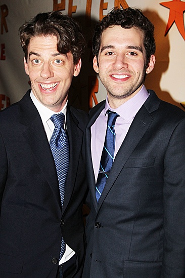 Peter and the Starcatcher Opening Night – Christian Borle – Adam Chanler-Berat