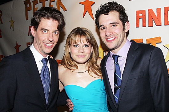 Peter and the Starcatcher Opening Night – Christian Borle – Celia Keenan-Bolger – Adam Chanler-Berat