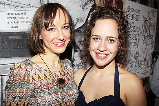 One Man, Two Guvnors opening night – Sarah Manton – Natalie Smith 