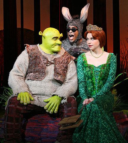 Shrek the Musical - Show Photos - Brian d'Arcy James - Daniel Breaker - Sutton Foster