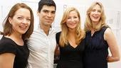 Rounding out the cast of A Lifetime Burning is Raul Castillo (posing with Isabel Keating, Jennifer Westfeldt and Christina Kirk)as a mysterious friend of the lead character.