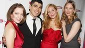 Here’s a final shot of the red-hot cast of A Lifetime Burning: Isabel Keating, 
Raul Castillo, Jennifer Westfeldt and Christina Kirk.
