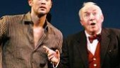 Cheyenne Jackson&nbsp;as Woody and&nbsp;Jim Norton as Finian McLonergan in Finian's Rainbow.