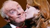 Jim Norton as Finian McLonergan and Kate Baldwin as Sharon in Finian's Rainbow.