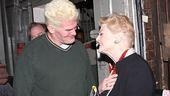 Michael Garvey (in the small but memorable role of a Russian strongman) soaks in the praise of visitor Angela Lansbury.