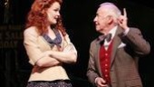 Kate Baldwin as Sharon and Jim Norton as Finian McLonergan in Finian's Rainbow.