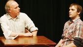 Ken Marks as Editor Webb and James McMenamin as George in Our Town.
