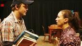 James McMenamin as George and Jennifer Grace as Emily in Our Town.