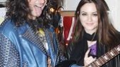 Leighton Meester at Rock of Ages - Leighton Meester - Constantine Maroulis - guitar