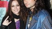 Leighton Meester at Rock of Ages - Leighton Meester - Constantine Maroulis metal sign