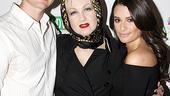 Pop icon Cyndi Lauper gets between the headliners at&nbsp;her latest True Colors cabaret, Spring Awakening alums Jonathan Groff and Lea Michele.