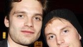 Hunk alert: Gossip Girl&rsquo;s Sebastian Stan hangs out with Toby Hemingway.