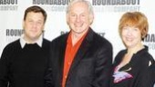 Garber isn't the only familiar face you'll catch in Present Laughter. The leading man is backed up by fellow Tony Award nominee Brooks Ashmanskas and Tony Award winner Harriet Harris.