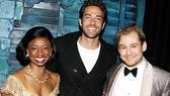 Zachary Levi meets Memphis' talented leads: Montego Glover and Chad Kimball.