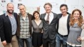 Two married couples, their gay friend and a mysterious stranger: Meet Happy Now? players Brian Keane, Kelly AuCoin, Mary Bacon, CJ Wilson, Quentin Mare and Kate Arrington.