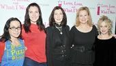 Feb 2010 Love Loss cast – Janeane Garofalo – June Diane Raphael – Joanna Gleason – Caroline Rhea – Carol Kane