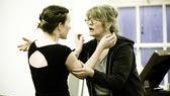 The Glass Menagerie Rehearsal – Keira Keeley – Judith Ivey – fight