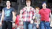American Idiot Sound Check - Michael Esper - John Gallagher Jr - Stark Sands