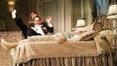 Justin Bartha as Max, Tony Shalhoub as Saunders and Anthony LaPaglia as Tito Merelli in Lend Me a Tenor.