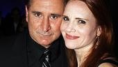 Anthony LaPaglia and Jennifer Laura Thompson, who play opera stars onstage, savor their opening night.