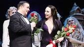 The Addams Family opening – cc -Nathan Lane – Bebe Neuwirth rose