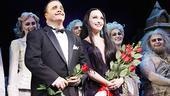 The Addams Family opening – cc - Nathan Lane – Bebe Neuwirth bow