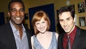 Castmates Norm Lewis and Matthew Scott flank their&nbsp;&ldquo;Beautiful&rdquo; co-star, Erin Mackey.