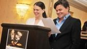 Sutton and Hunter Foster at The Outer Critics Circle Awards – Sutton Foster – Hunter Foster – reading