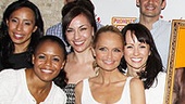 Kristin Chenoweth and Sean Hayes at Tony’s Di Napoli – group