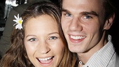 Vanessa Ray gets cheeky with Jay Armstrong Johnson. 