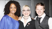 Winner Stephanie Umoh gets a special visit from Ragtime director Marsha Milgrom Dodge and co-star Bobby Steggert.