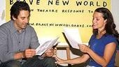 Scott Cohen and Kristin Davis perform Jose Rivera's Impact, inspired by the real-life report of a couple holding hands as they jumped from the World Trade Center.