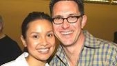 Lea Salonga with director/choreographer Robert Longbottom.