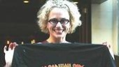 The Producers star Cady Huffman with her favorite t-shirt.