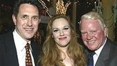 Emily Skinner (center) with two of her past collaborators: Side Show director Robert Longbottom (left) and James Joyce's The Dead co-star Brian Davies.
