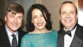 Alec Baldwin (who will soon star in Twentieth Century for Roundabout) with MTC's Lynne Meadow and Barry Grove.