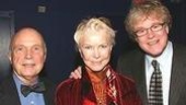 Burstyn poses with playwright Martin Tahse (left) and director Don Scardino.