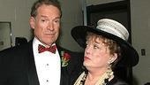 Kimbrough and Rue McClanahan (who was hilarious as Mother Burnside) size each other up before the show.
