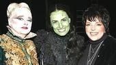Liza Minnelli at Wicked - Carole Shelley - Idina Menzel - Liza Minnelli
